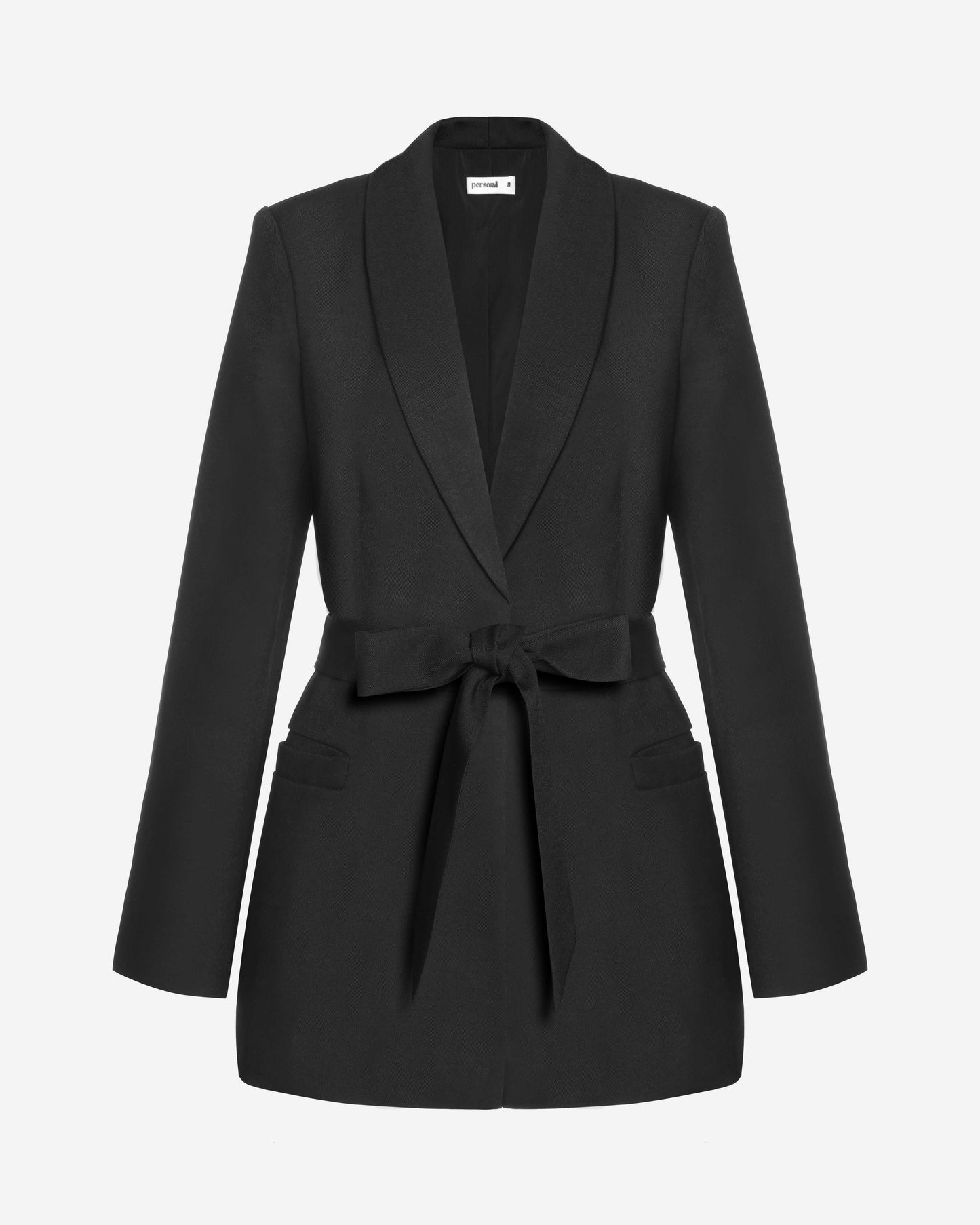 belted suit tuxedo blazer for women shawl lapel