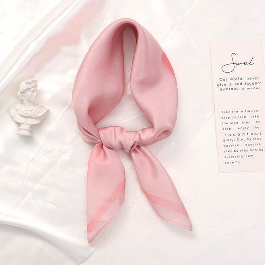 Pink Butterfly Polyester Bandana | Scarf